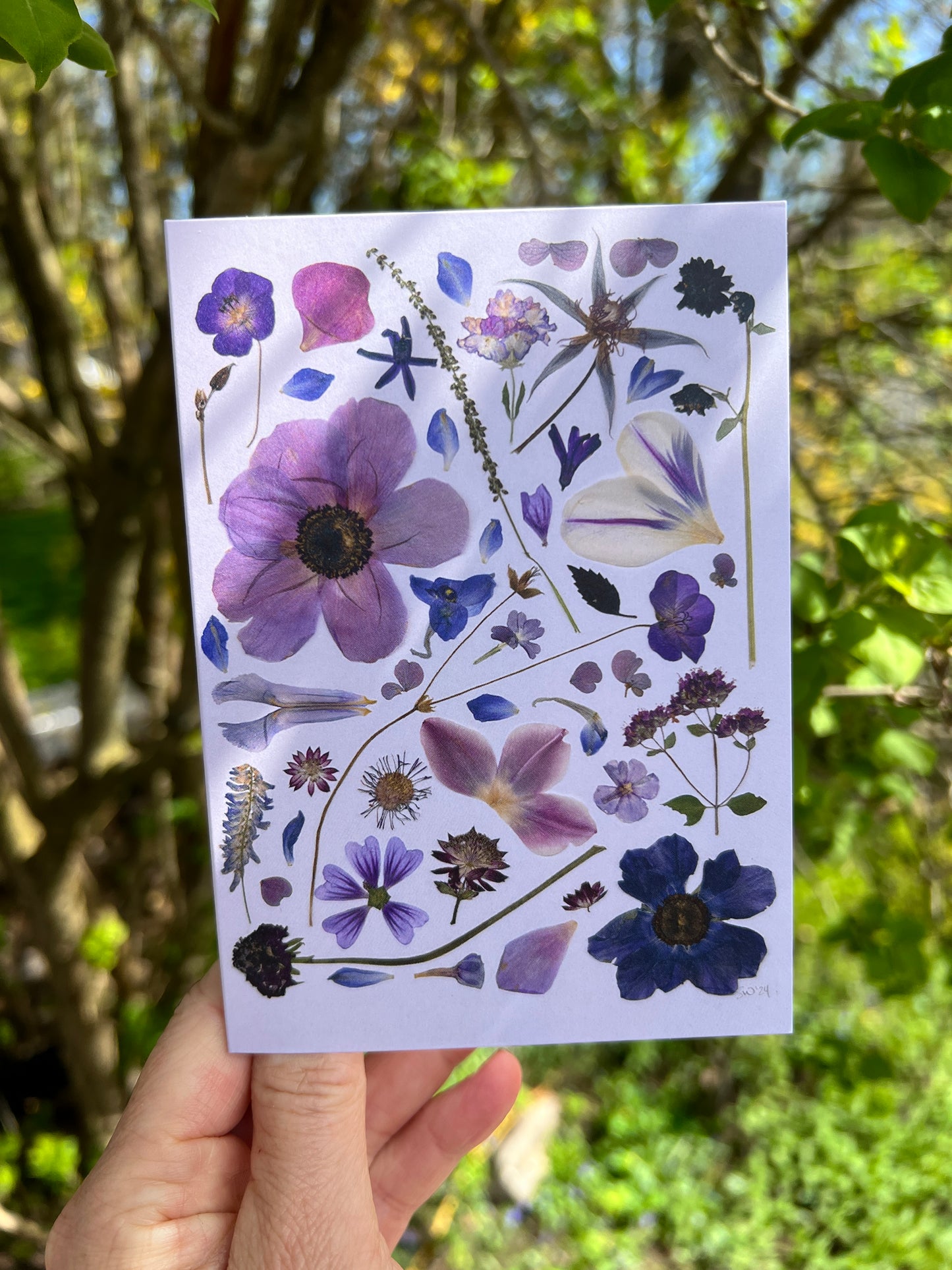 Note Card - Indigo